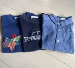 familiar 100cmシャツ・110cmTシャツ　3点セット