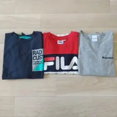 長袖カットソー ロンT 3着 130