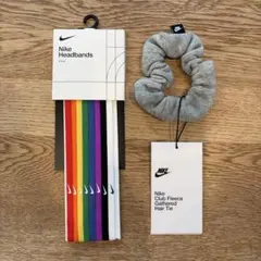 Nike ヘッドバンド 8本組 & ヘアタイ セット　新品未使用　ヘアバンドのサムネイル