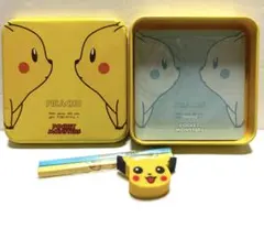 当時物 レトロ 初代 初期 ピカチュウ ちっちゃい缶 ペンケース 4点セット