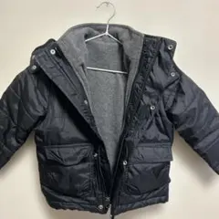 ダウンコート 黒 100㎝