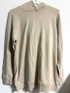 UNIQLO ベージュ フード付きパーカー L