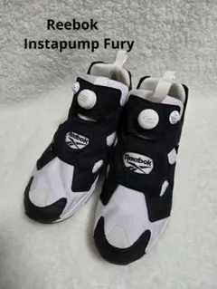 Reebok リーボックポンプフューリー 白　黒【27cm】
