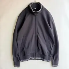 美品　オールドユニクロ　メンズ　スウェット　フルジップジャケット　ブラック　Mのサムネイル