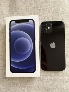 Apple iPhone 12 ブラック 本体 充電ケーブル付き - メルカリ