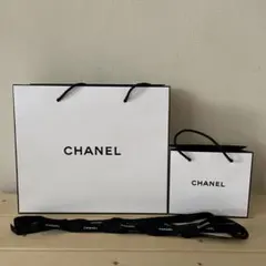 【リボン付き】CHANEL シャネル　紙袋　ショッパー
