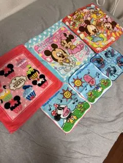 ミッキー・ミニー 5枚タオルセット