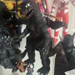 ゴジラフィギュア ソフビ　当時物