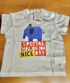 moujonjon ゾウさんプリント Tシャツ 新品のサムネイル