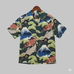 SunSurfスペシャルエディションアロハシャツ富士 鯉のぼり Sサイズ
