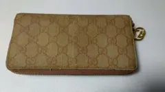 GUCCI GGパターン 長財布 ベージュ