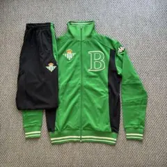 03-04レアル・ベティス Kappa トラックジャケット・パンツ　セットアップ