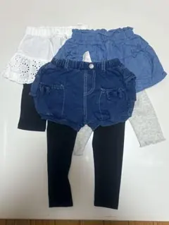 パンツ＆スカート付スパッツ　3点セット
