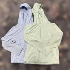 エアリズムUVカットメッシュパーカー 2色セット