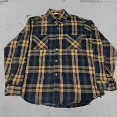 70s BIGMAC ビッグマック 単タグ USA ネルシャツ JCpenney