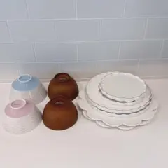 Francfranc 食器セット お茶碗 お花プレートのサムネイル