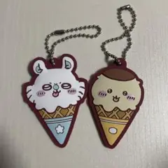 ちいかわ 1番くじ アイス ラバーストラップ　モモンガ　くりまんじゅう　セット
