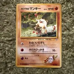 ポケモンカード 旧裏 カツラのマンキー