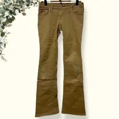 CIMARRON【28】スペイン製/ストレッチフレアパンツ/ローライズ/ベージュ