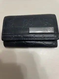 GUCCI グッチ シマ キーケース ブラックのサムネイル