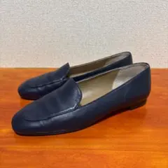 ❀美品 オデットエオディール 紺 ネイビー 24cm スリッポン ローファー