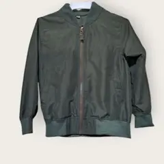 【キッズ】カーキ 系MA-1スタイルジャケット　120cm　トップスジャンパー