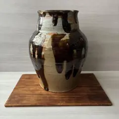 ☆クラちゃん様専用☆ TSUNE KOUKOU 【田中恒子作】灰釉白刷毛花器