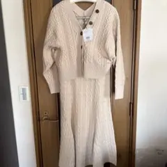 PLST ニットセットアップ 新品未使用　サイズL