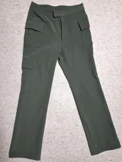 ♥パーリーゲイツ♥レディースカーゴストレッチパンツカーキカラー【S】