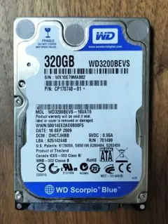 WD3200BEVS 320GB HDD