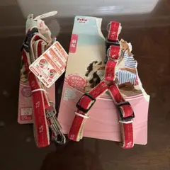 Petio 犬用ハーネス リードセット Sサイズ 赤のサムネイル