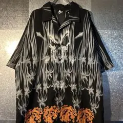 古着半袖シャツ　XLサイズ STREET CULTURE 個性派 ハード系 派手