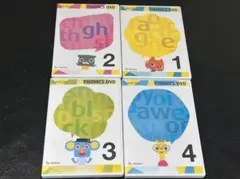 ワールドワイドキッズ　フォニックス DVD全巻1～4