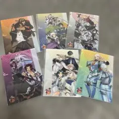 刀剣乱舞　ふた付きA5クリアファイル　6枚セット　コンプリート　セブンイレブン
