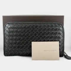 ✨美品✨ボッテガヴェネタ　長財布　ラウンドファスナー　ブラック 名入れ可】ボッテガ 財布 ボッテガヴェネタ 長財布 メンズ