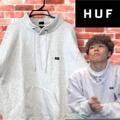 美品　HUF トレーナー　コムドットゆうたさん着用　　 冬服　ストリートコーデ