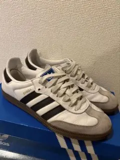 adidas Samba ホワイト/ブラック スニーカー