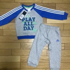 adidas 子供服　90cm セットアップ　トレーナー　スウェット
