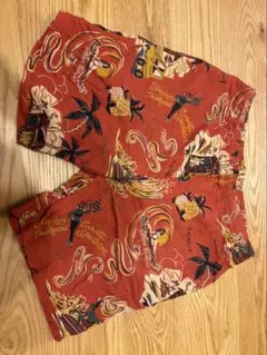 k*g様 総柄 ショートパンツ ハーフパンツ レッドのサムネイル