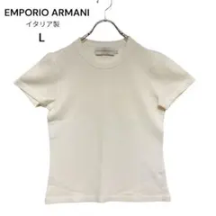 EMPORIO ARMANI イタリア製 ワッフル 半袖カットソー Lのサムネイル