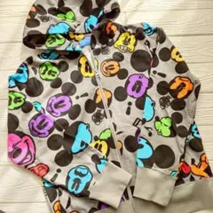 Disney RESORT ミッキー カラフルパーカー Sサイズ