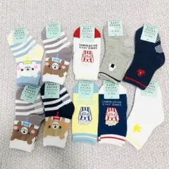 新品 10足セット 滑り止め付き 靴下 クルー丈 女の子　ガール