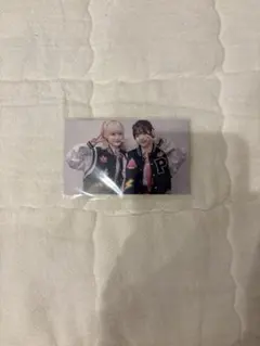 日プ女子 ファンブックタワレコ特典 トレカ ME:I 飯田栞月 海老原鼓