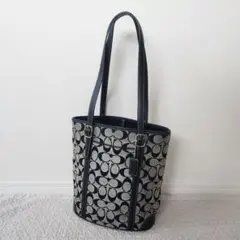 Y2K◎COACH BAG トート　肩掛け可能　シグネチャー　6612