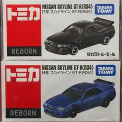 REBORN リボーン 日産　スカイライン　GT-R R34 2台セット