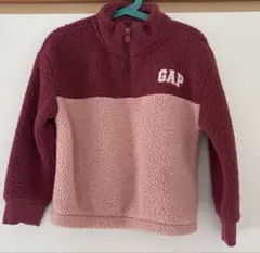 GAP レッド ハーフジップ フリース　5歳