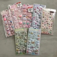 立体シール　お尻シール　ぷくぷくシール　サンリオ　まとめ売り