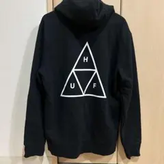 HUF ブラック パーカー フード付き