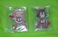 鬼滅の刃　甘露寺蜜璃　伊黒小芭内　クリスマスアクリルスタンド　2点セット