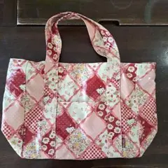 ピンクハウス×ハローキティ、レア、パッチワークキティトートバッグのサムネイル